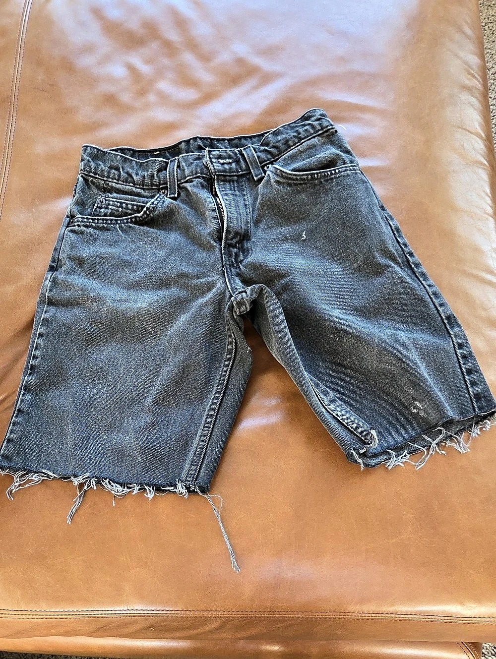 Levi's 501 Original Cut-Off Denim Shorts Women's Blue Denim Jean Shorts